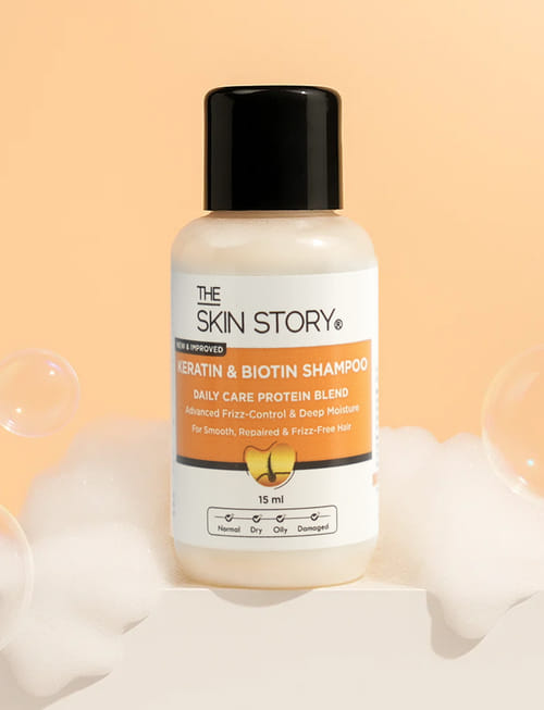 Keratin & Biotin Shampoo Daily Care Protein Blend For Frizz Free Hair Keratin & Biotin Shampoo Daily Care Protein Blend For Frizz Free Hair