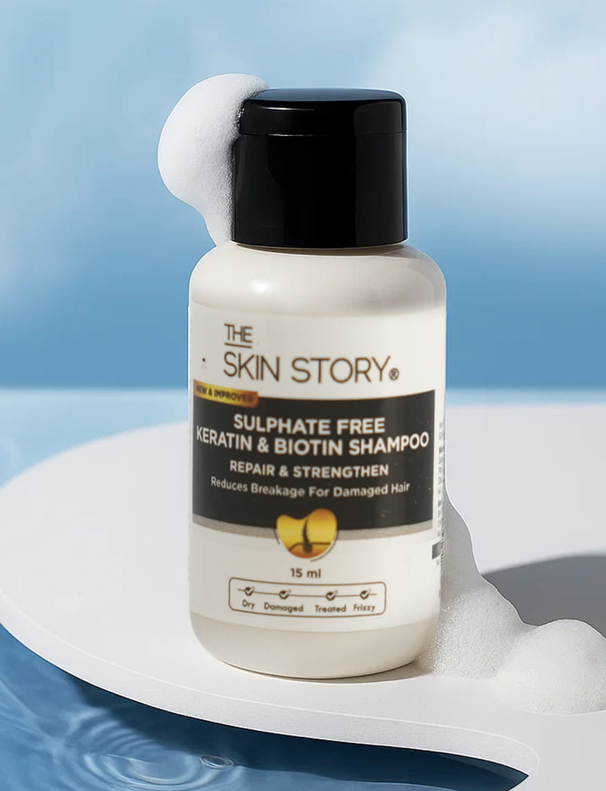 Sulphate Free Keratin & Biotin Shampoo - Repair And Strenghten