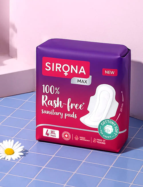 100% Rash-Free Sanitary Pad (XL)