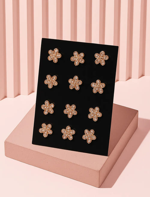 Flower Velcro Hair Clips