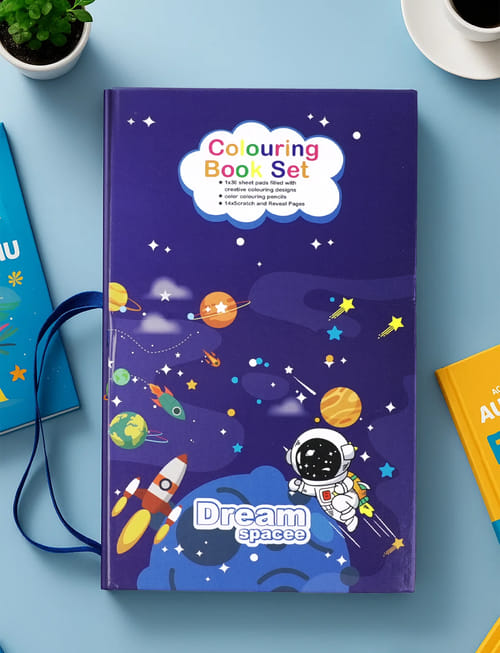 Colouring & Scratch Reveal Book (Assorted) Colouring & Scratch Reveal Book (Assorted)