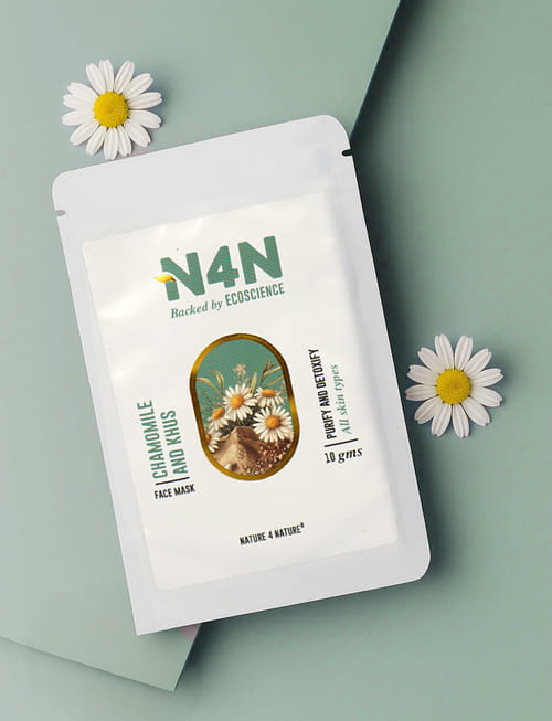 Chamomile And Khus Face Mask Chamomile And Khus Face Mask