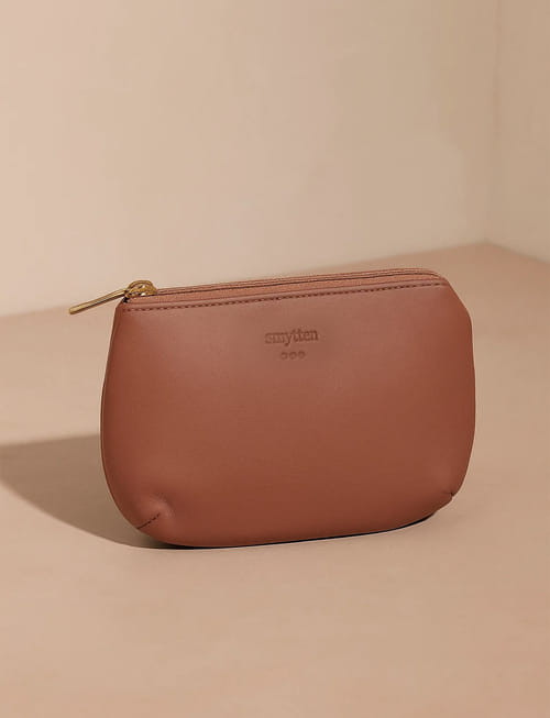 Leather Travel Pouch - Pink Leather Travel Pouch - Pink