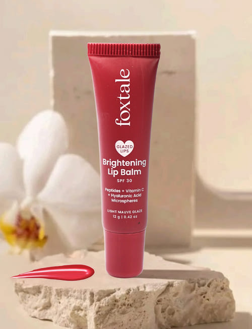 Glazed Lips Brightening Lip Balm - Light Mauve Glaze