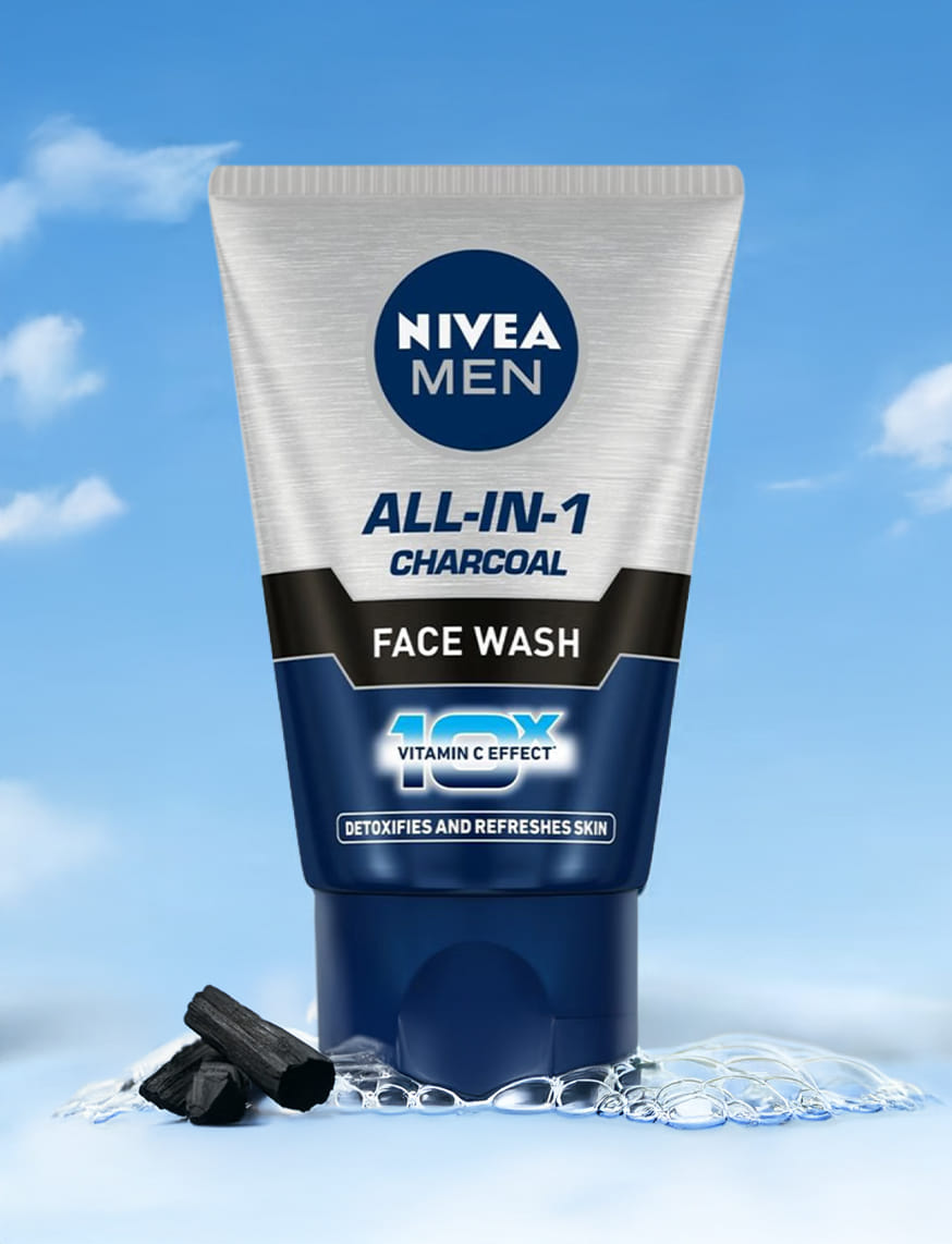 Men All In 1 Charcoal Facewash