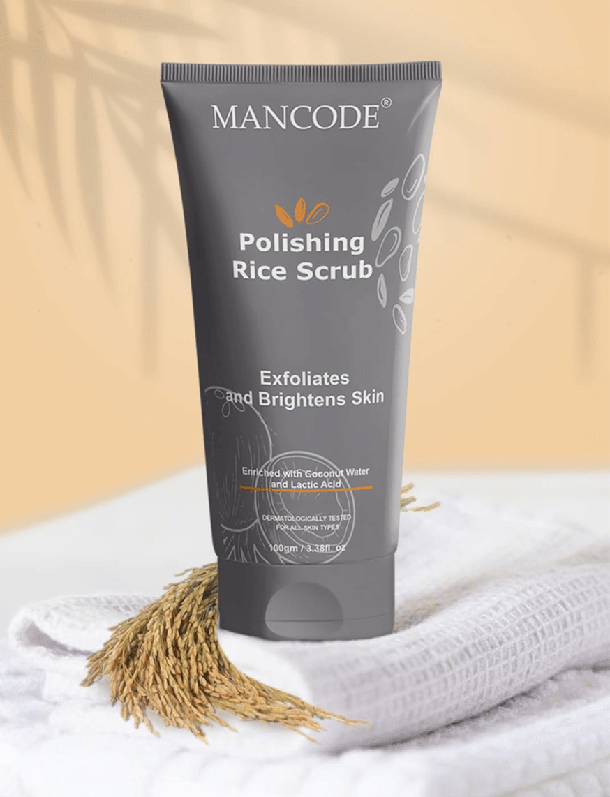 Polishing Rice Scrub