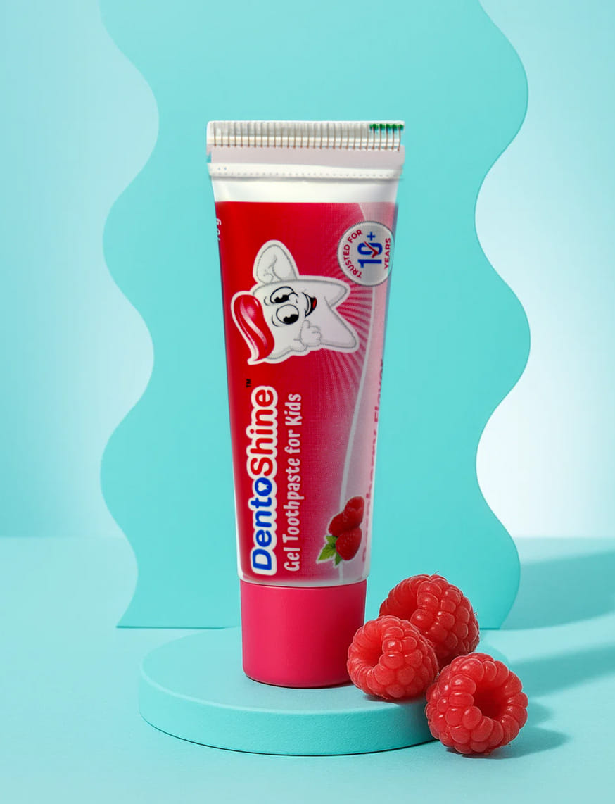 Gel Toothpaste For Kids - Raspberry Flavor