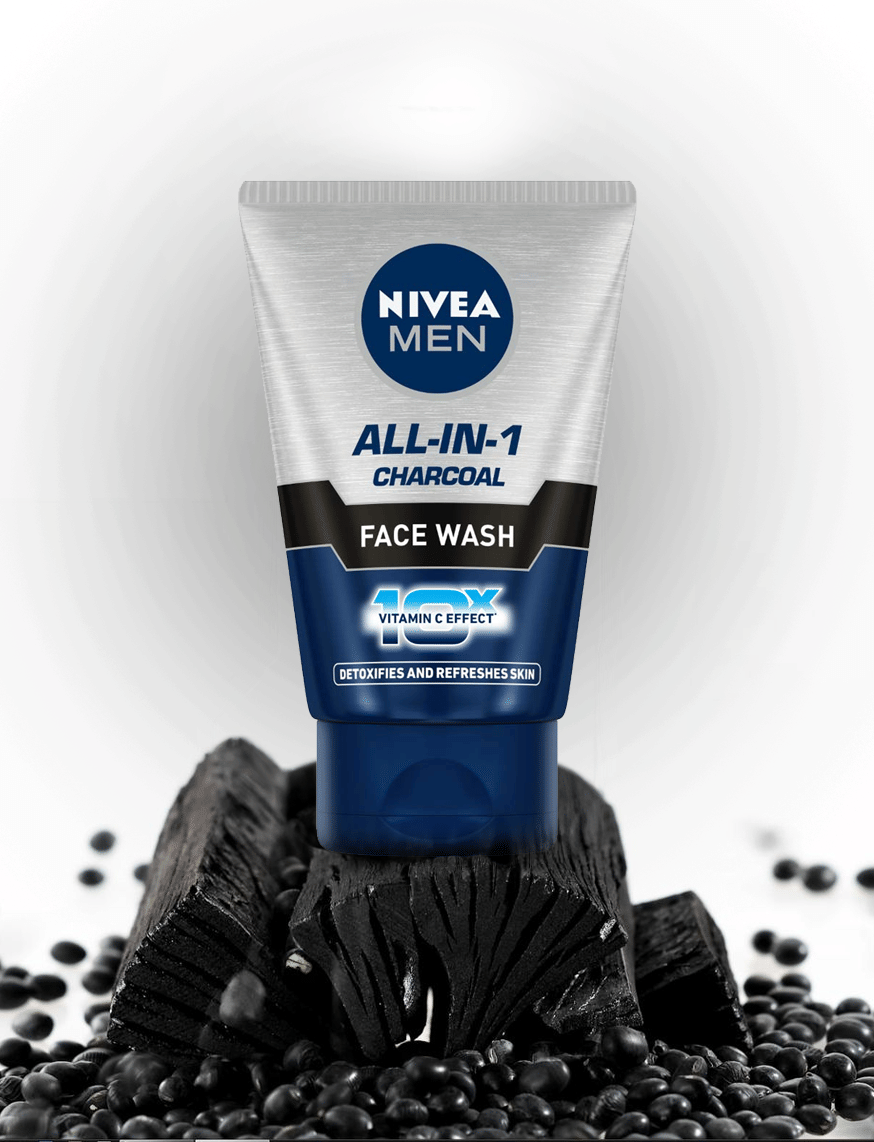 Men All In 1 Charcoal Facewash