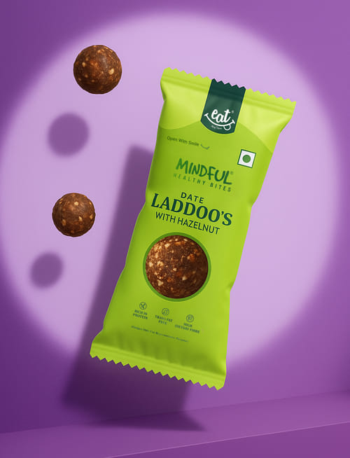 Mindful Date Laddoo's With Hazelnut
