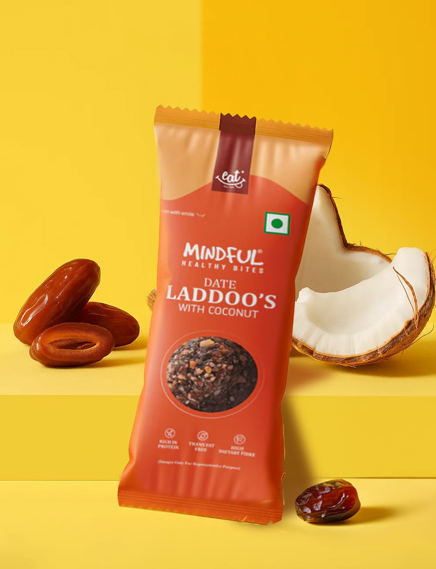 Mindful Date Laddoo's With Coconut Orange
