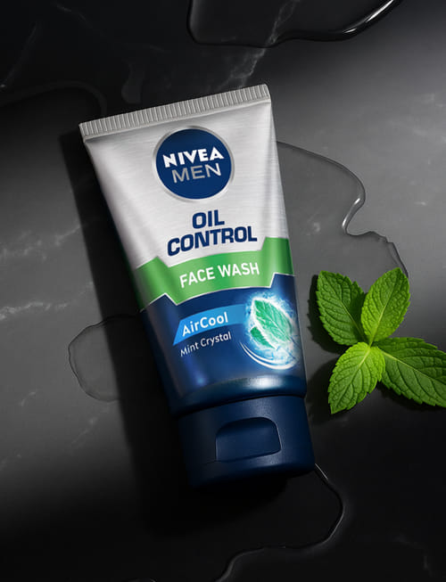 Men Air Cool Oil Control - Face Wash With Mint Crystal