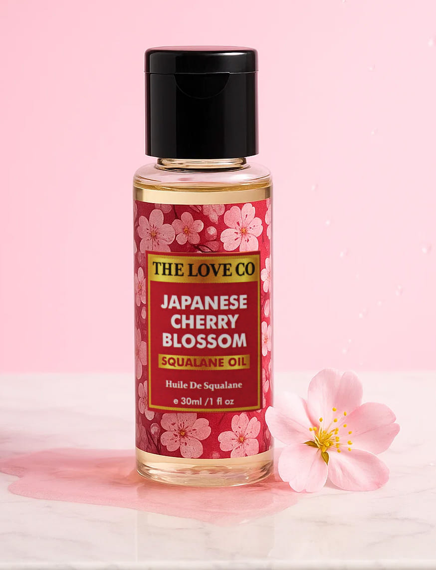 Japanese Cherry Blossom Squalane Oil | Size: 30 ML By The Love Co.