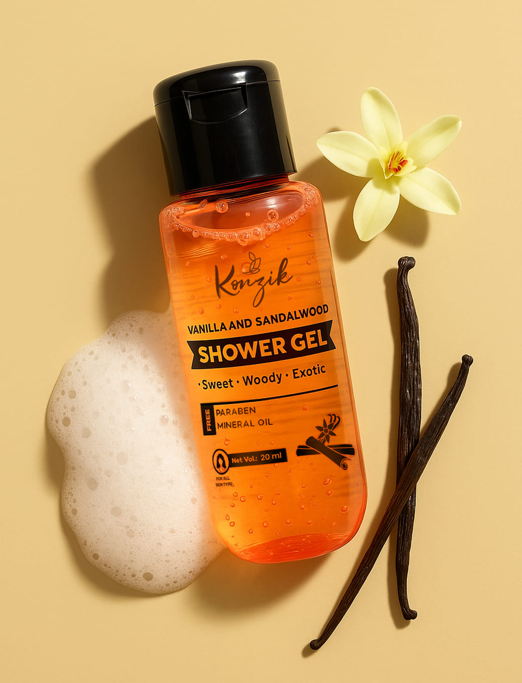 Rosemary Hair Fall Control Shampoo | Size: 20ml By Konzik