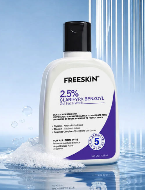2.5% Clarifyrx  Benzoyl Gel Face Wash