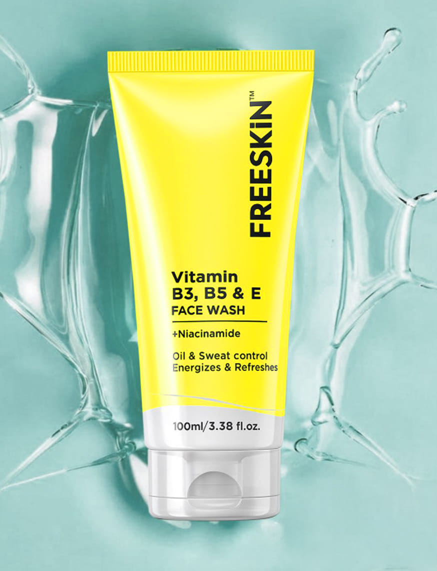 Vitamin B3,B5 And  E Facewash