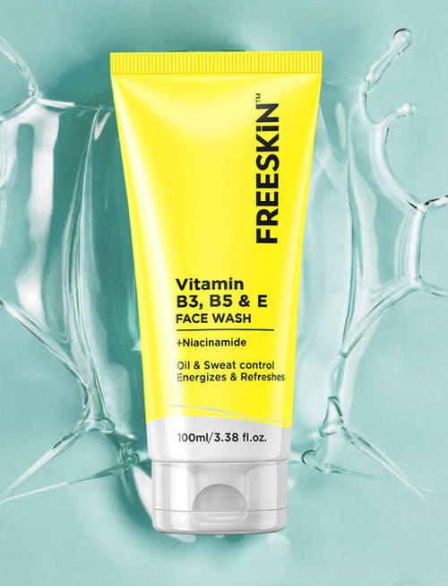 Vitamin B3,B5 And  E Facewash