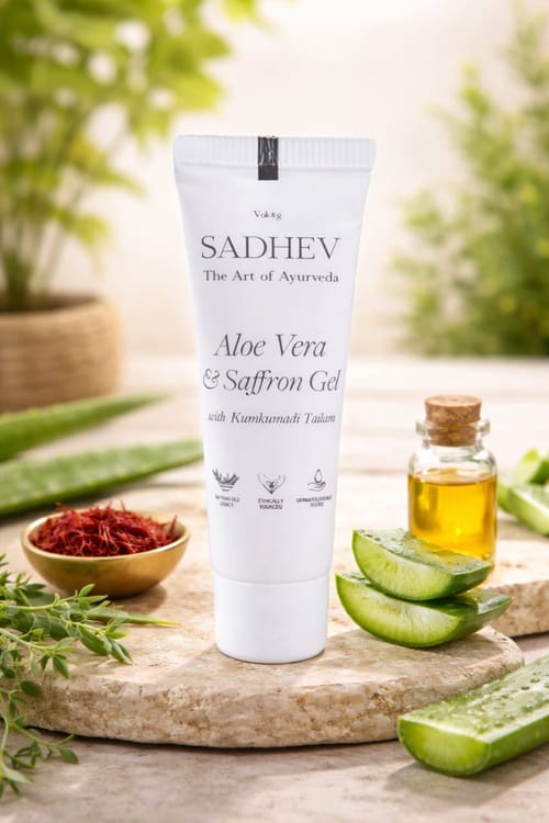 Aloe Vera And Saffron Gel