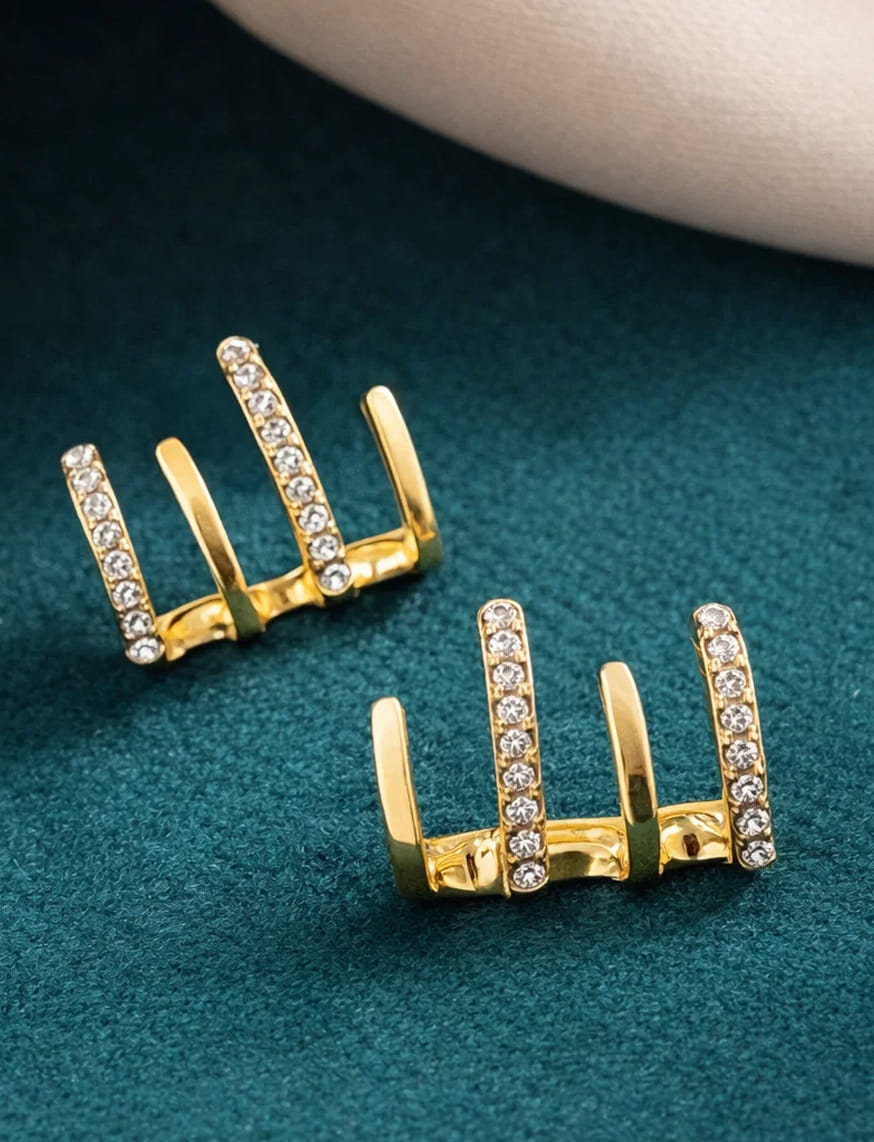 Twinkling Twist Pin Earrings