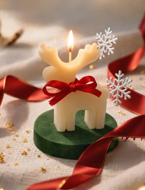 Reindeer Candle Reindeer Candle