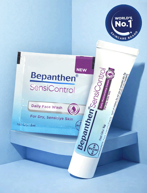 Bepanthen Moisturizing Cream And Face Wash