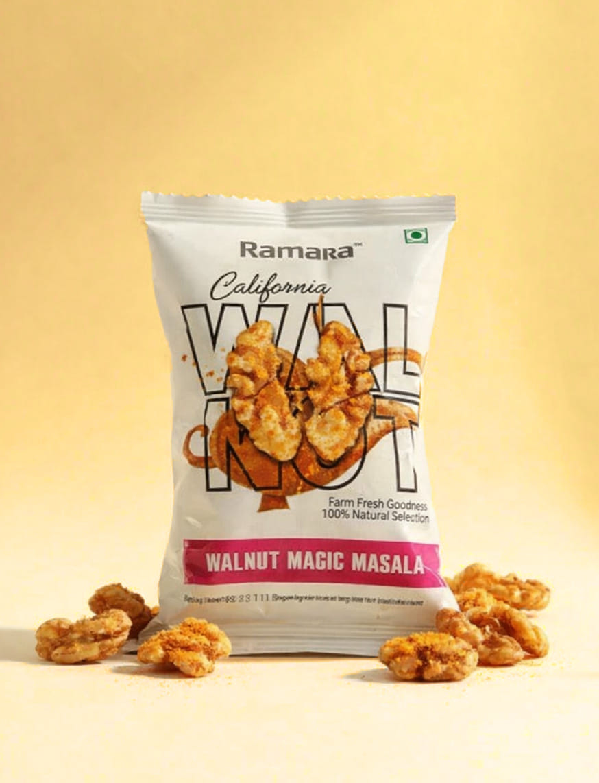 Roasted Walnut With Magic Masala Seasoning