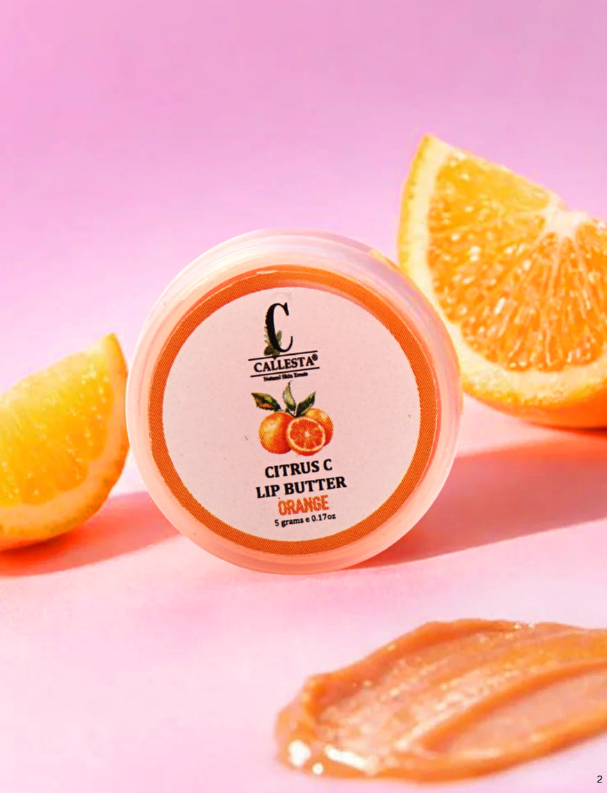 Citrus Glow Lip Butter - Orange