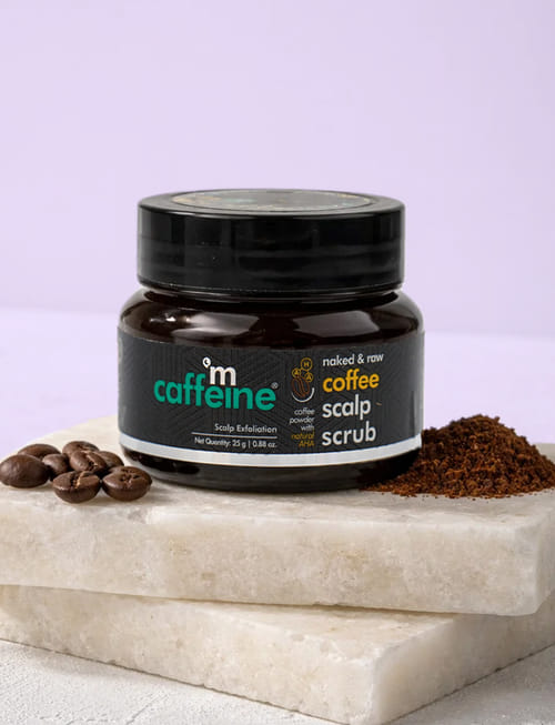Naked & Raw Coffee Scalp Scrub For Dandruff Control