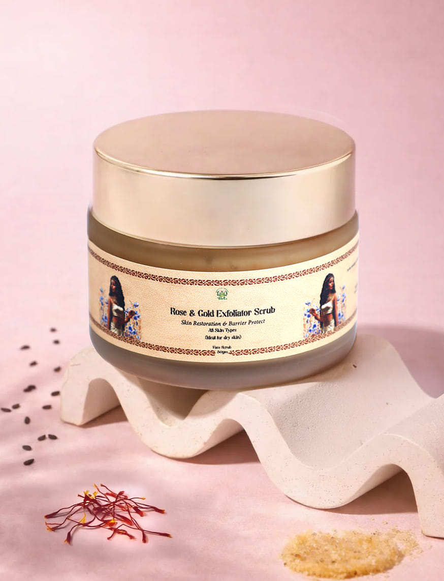 Rose And Gold Exfoliator Scrub