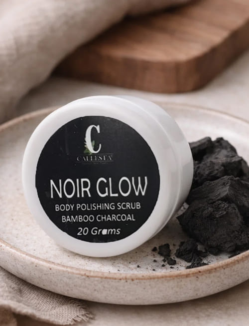 Noir Glow: Body Polishing Scrub With Bamboo Charcoal