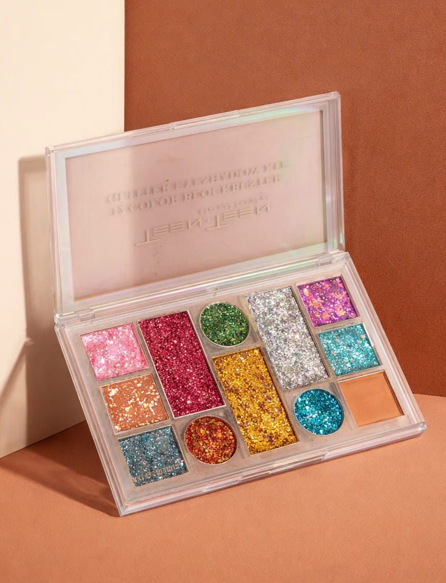 12 Colour Blockbuster Glitter Eyeshadow Palette - 04