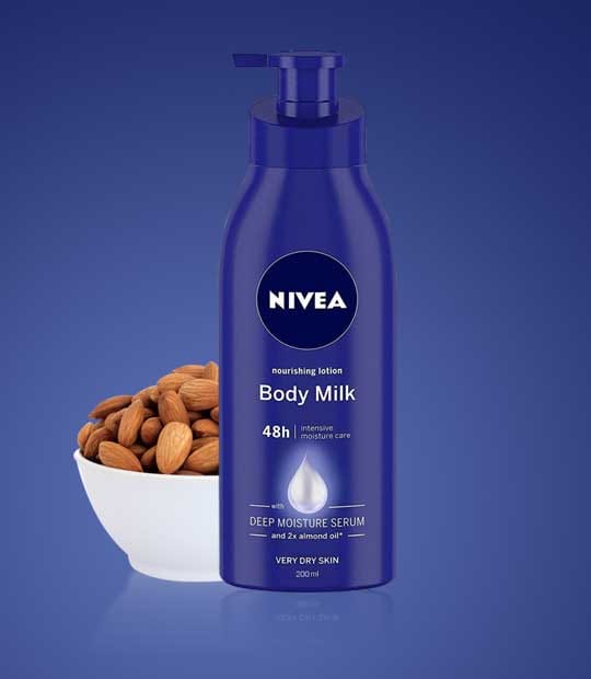 Nourishing Lotion Body Milk With Deep Moisture Serum And 2x Almond Oil For Very Dry Skin