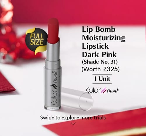 Lip Bomb Dark Pink Lipstick Shade 31