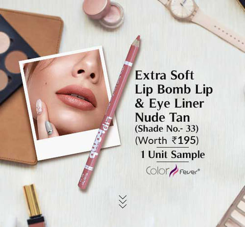 Extra Soft Lip Bomb & Eye Pencil - Nude Tan