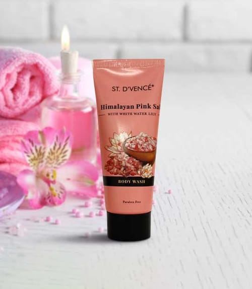 Himalayan Pink Salt Body Wash With Water Lily