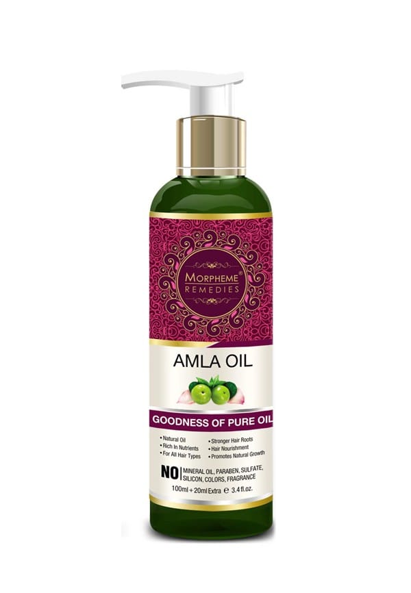Pure Amla Oil - No Mineral Oil, Silicones