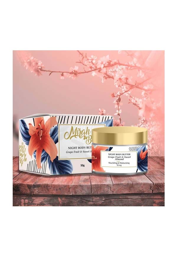 Grapefruit - Sweet Almond Night Body Butter – thumbnail 2