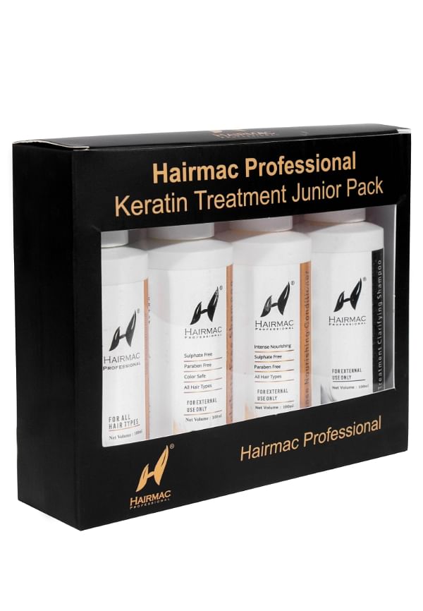 Hairmac Professional Keratin Treatment Junior Pack Buy Hairmac  Professional Keratin Treatment Junior Pack Online at Best Price in India   NykaaMan