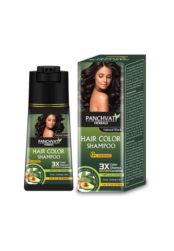 Natural Black Hair Color Shampoo 3X Formula - Color, Cleanse & Conditing Natural Black Hair Color Shampoo 3X Formula - Color, Cleanse & Conditing