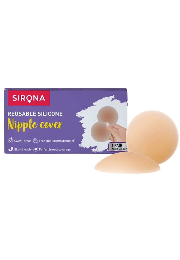 Reusable and Invisible Silicon Nipple Covers for Women