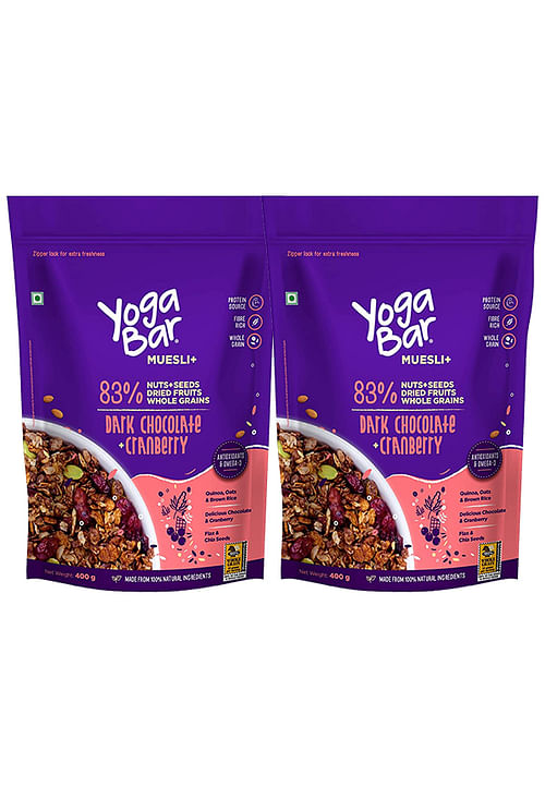 Buy Yogabar Breakfast Cereal & Muesli, Fruit and Nut Seeds Whole Grains,  400 g Online at Best Prices