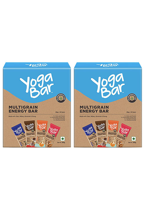Yogabar Multigrain Energy And Breakfast Bar Combo Yogabar