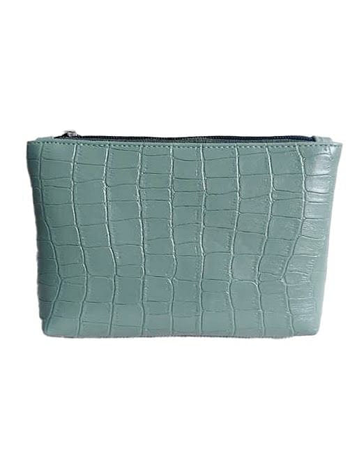 Croco Pouch Olive Green Croco Pouch Olive Green