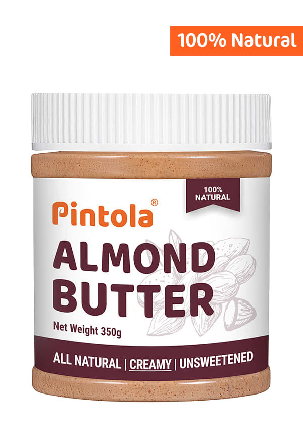 Almond Butter Creamy, All Natural Unsalted Butter, Healthy Almond Butter