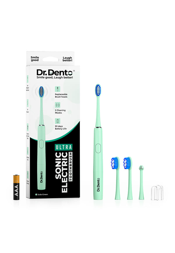 Ultra Sonic Electric Toothbrush Jade Green