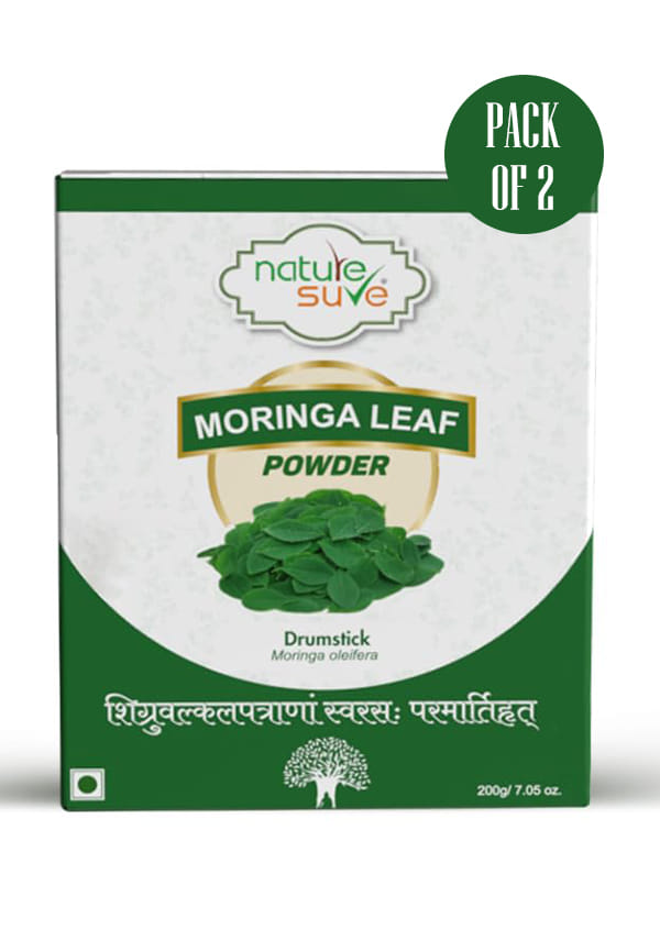 Nature Sure Moringa Leaf Atta Mix Powder for Iron and Calcium Deficiency