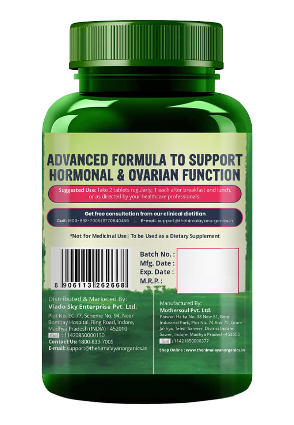 Vlado's Himalayan Organics PCOS Multivitamin Supplement 2000mg Myo-Inositol – thumbnail 2