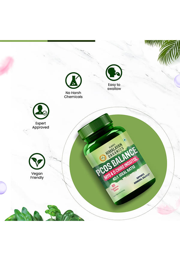 Vlado's Himalayan Organics PCOS Multivitamin Supplement 2000mg Myo-Inositol – thumbnail 4