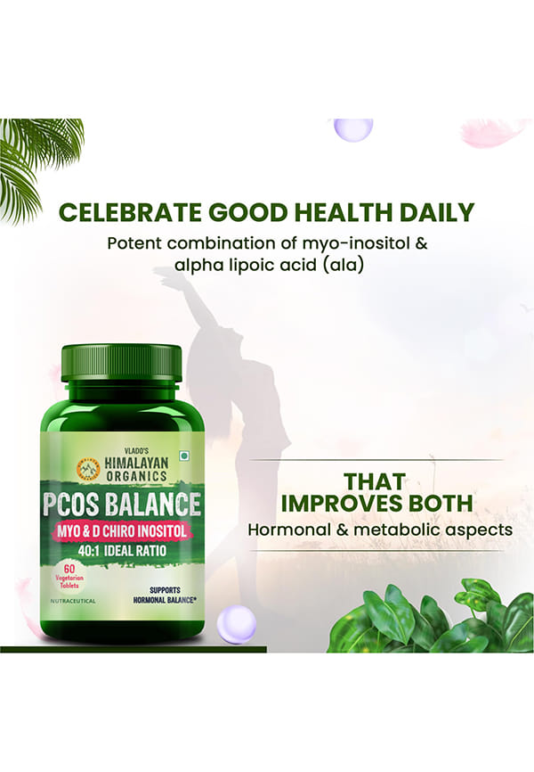 Vlado's Himalayan Organics PCOS Multivitamin Supplement 2000mg Myo-Inositol – thumbnail 6