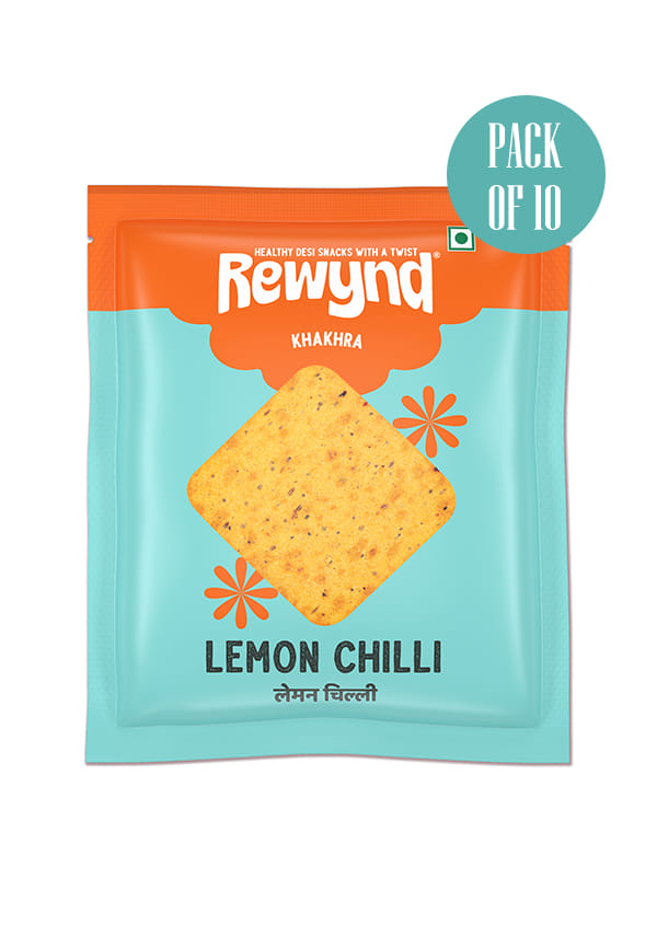Lemon chilli khakhra