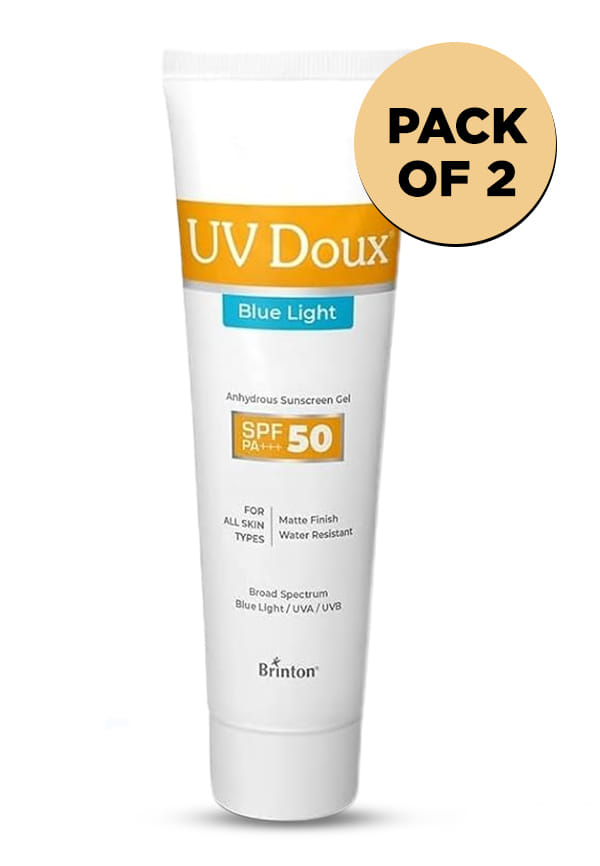 Uv Doux Blue Sunscreen Gel Pack Of 2
